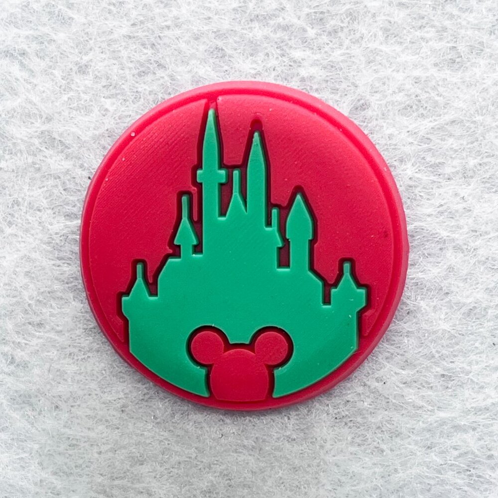 🔮 5/$25 Disney Mickey Mouse Castle‎ Soft Plastic Pin